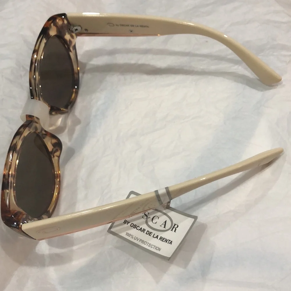 Oscar brown tortoiseshell oval‎ sunglasses new